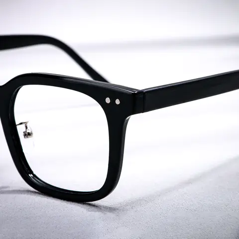 Square Black Eyeglasses