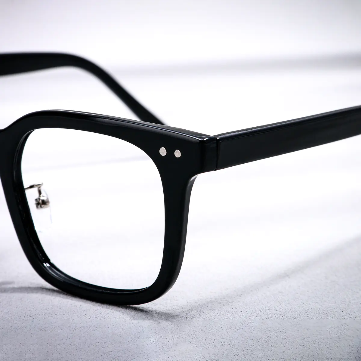 Square Black Eyeglasses