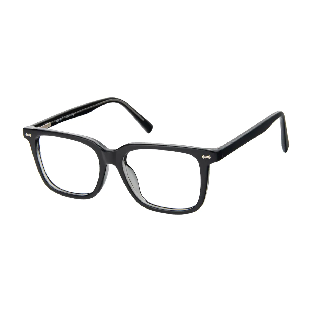 Square Black/Gray Glasses