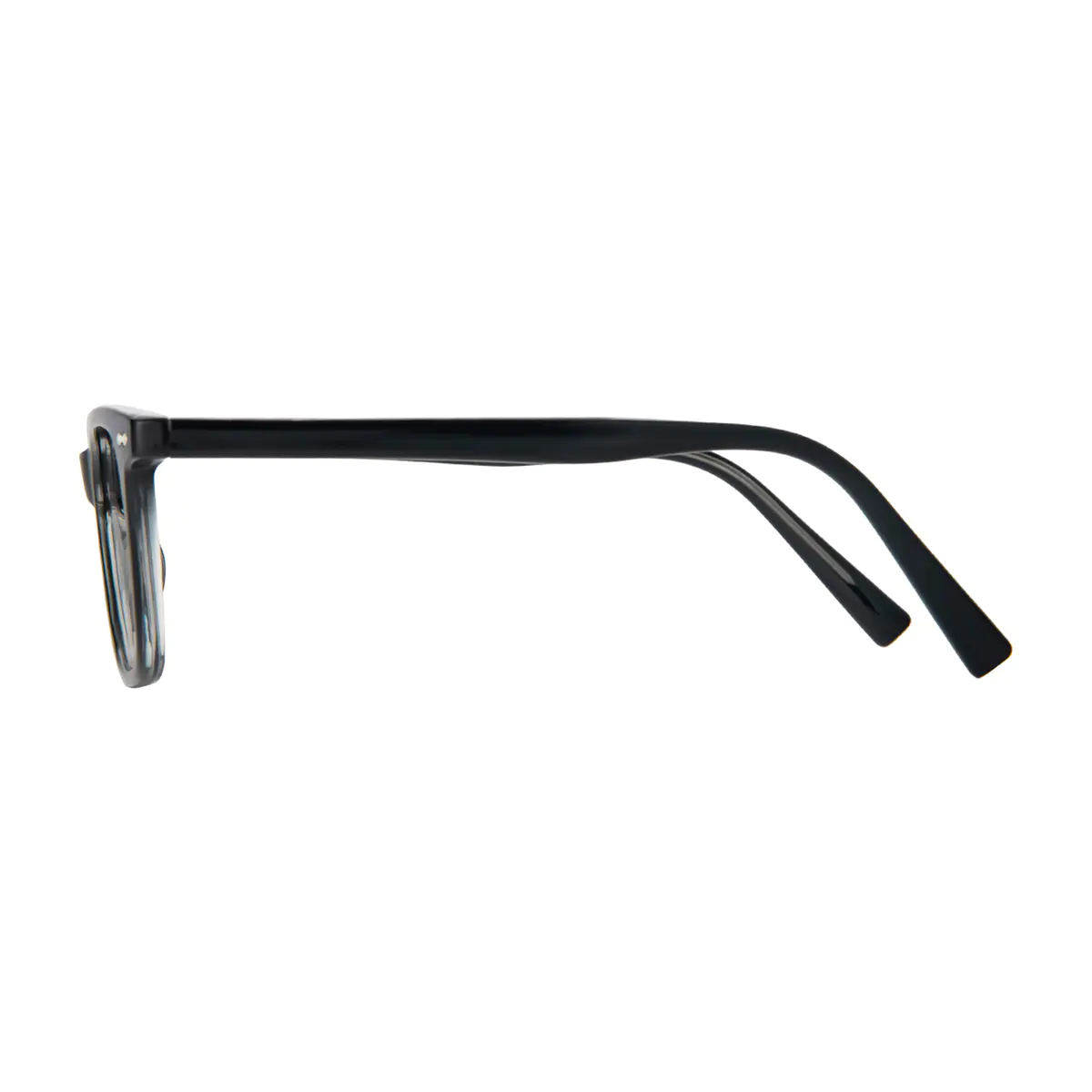 Square Black/Gray Glasses