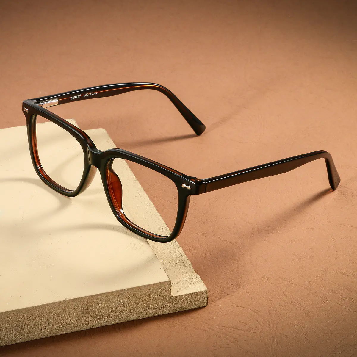 Square Black/Brown Reading Glasses