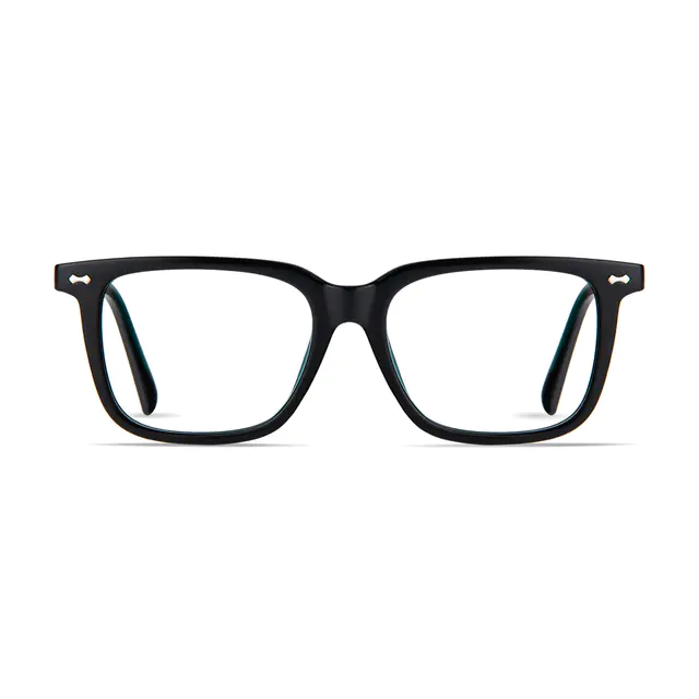 Square Black/Blue Eyeglasses