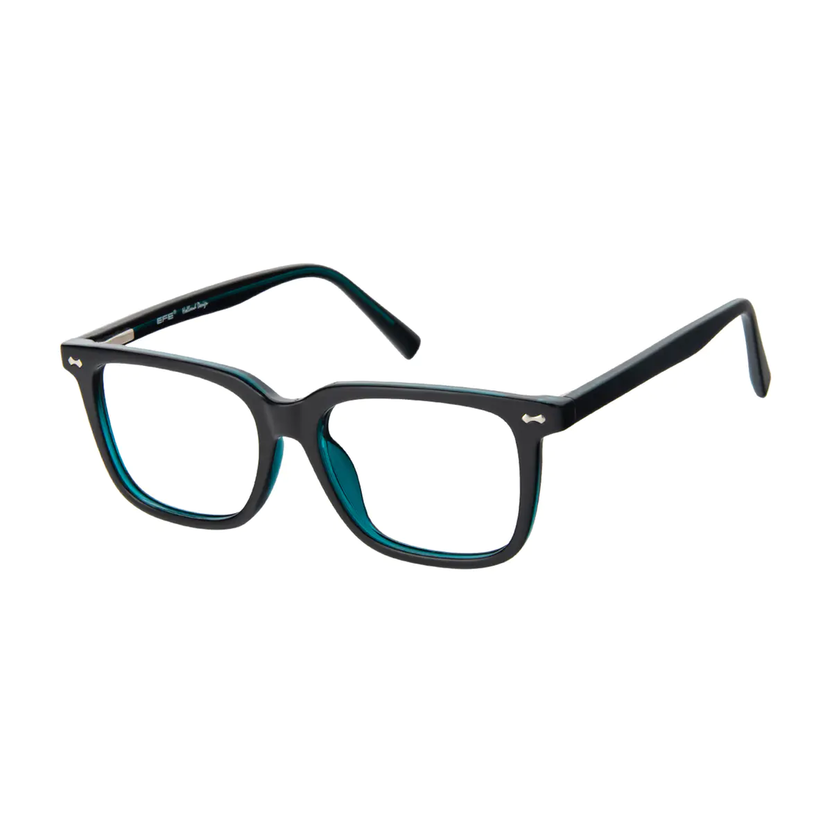 Square Black/Blue Glasses