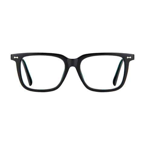 Square Black/Blue Glasses