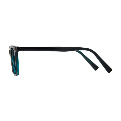 Square Black/Blue Glasses