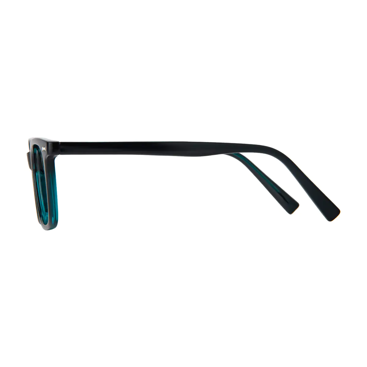 Square Black/Blue Glasses