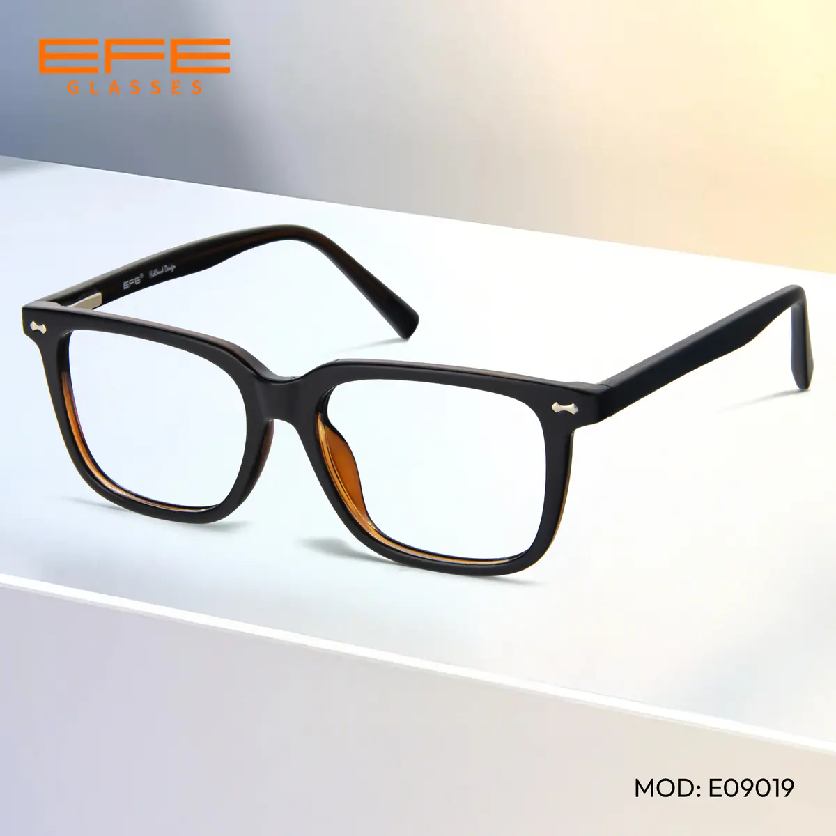 Square Black/Blue Glasses