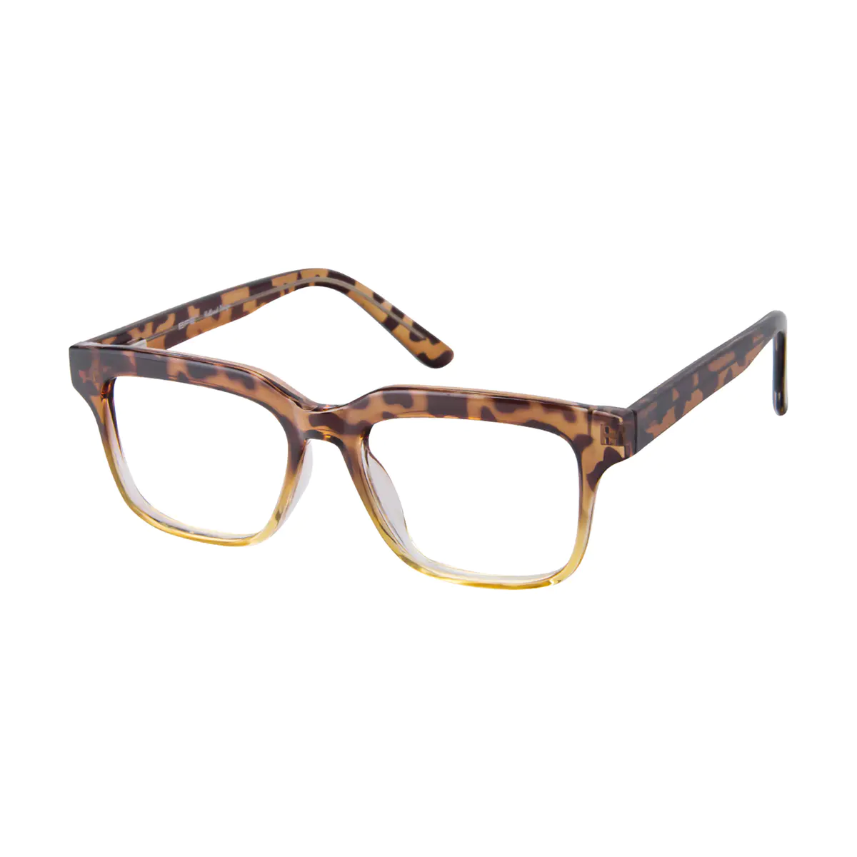Rectangle Tortoiseshell Eyeglasses