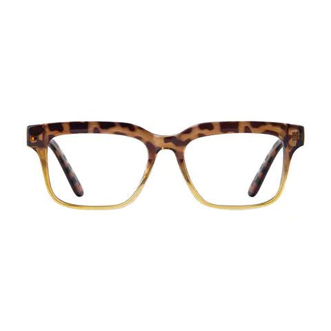 Rectangle Tortoiseshell Eyeglasses