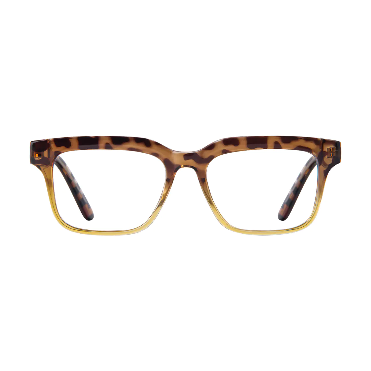 Rectangle Tortoiseshell Eyeglasses