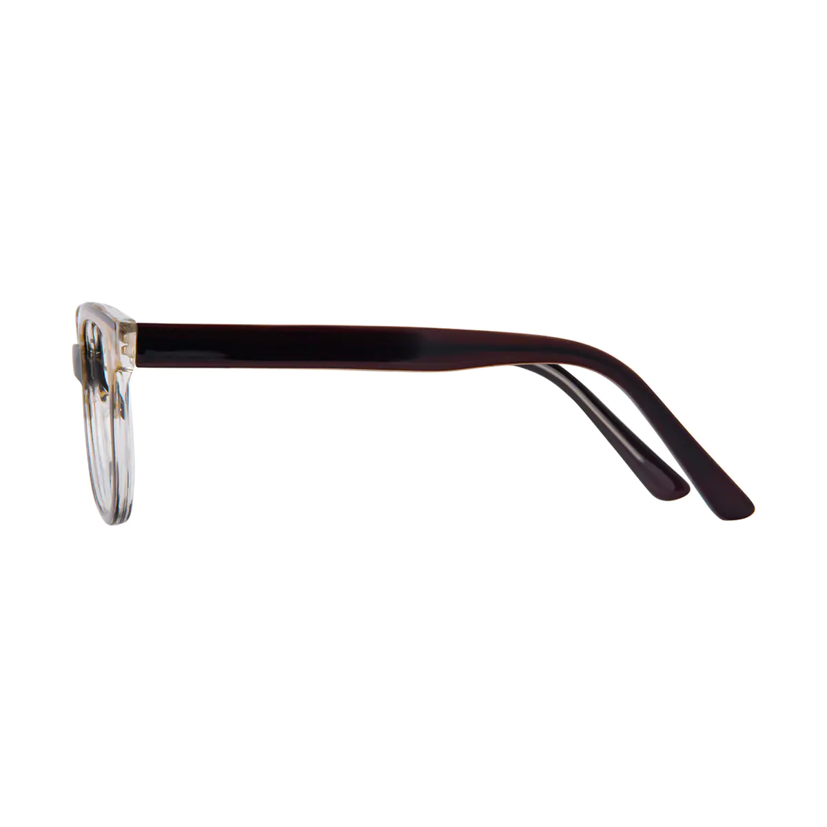 Cat-eye Brown/Black Eyeglasses