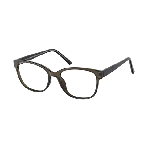 Rectangle Brown Eyeglasses