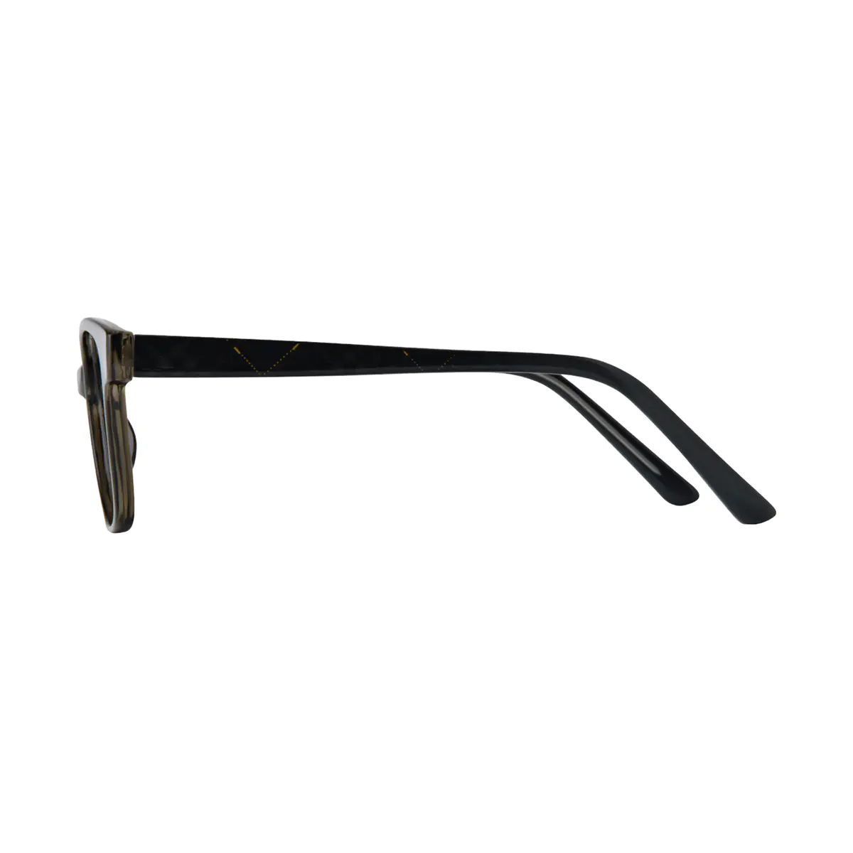 Rectangle Brown Eyeglasses