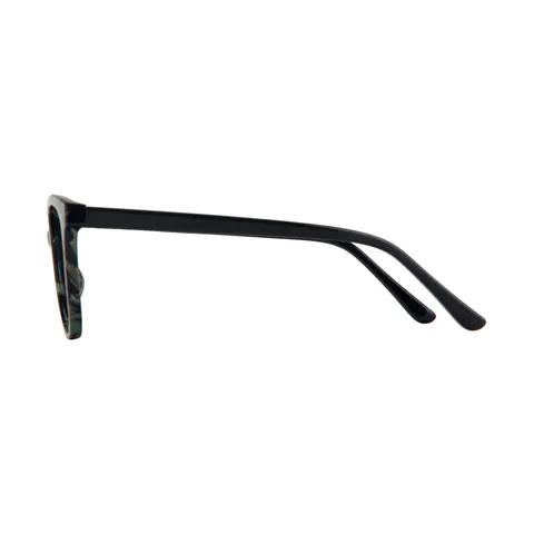 Cat-eye Black/Green Eyeglasses