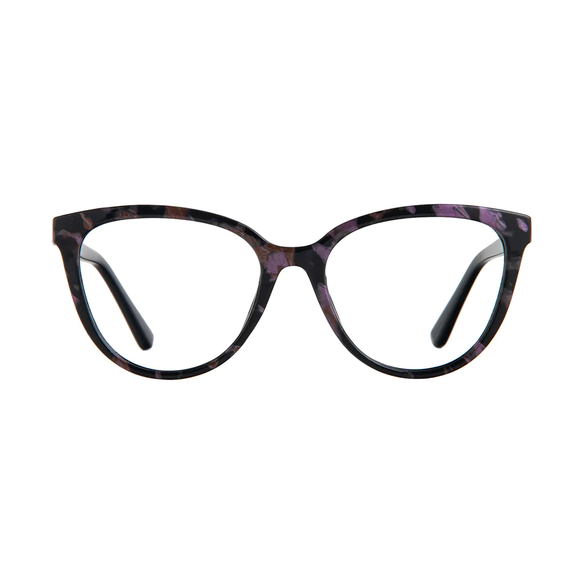 Cat-eye Purple Eyeglasses