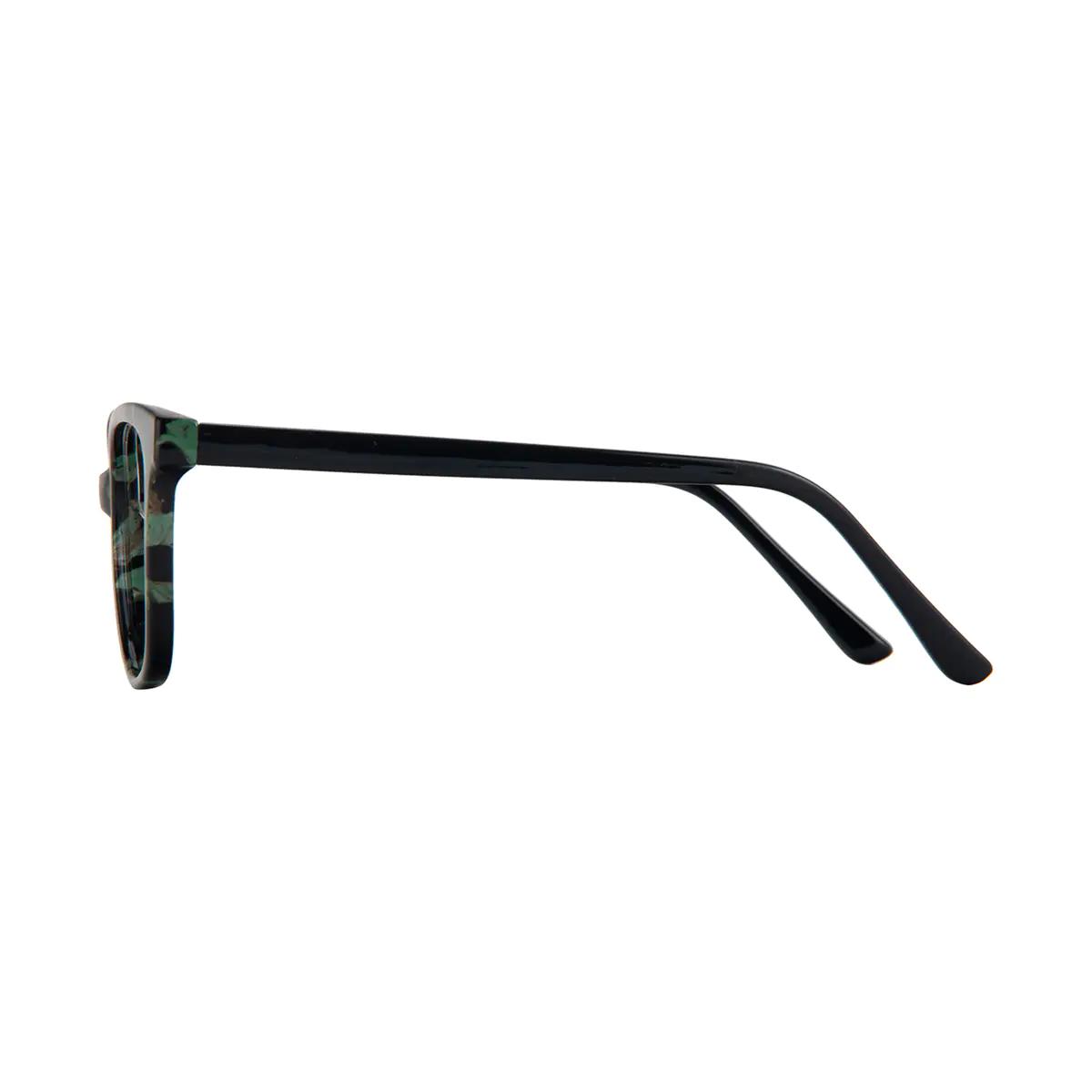 Cat-eye Black/Green Eyeglasses