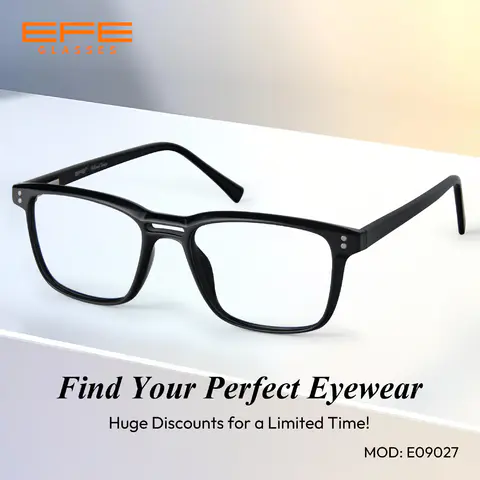 Rectangle Black Eyeglasses