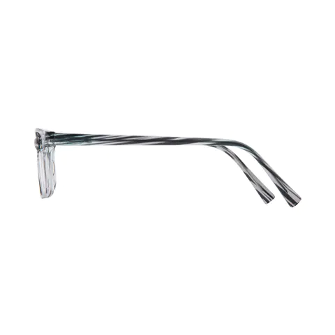 Rectangle Grey Eyeglasses