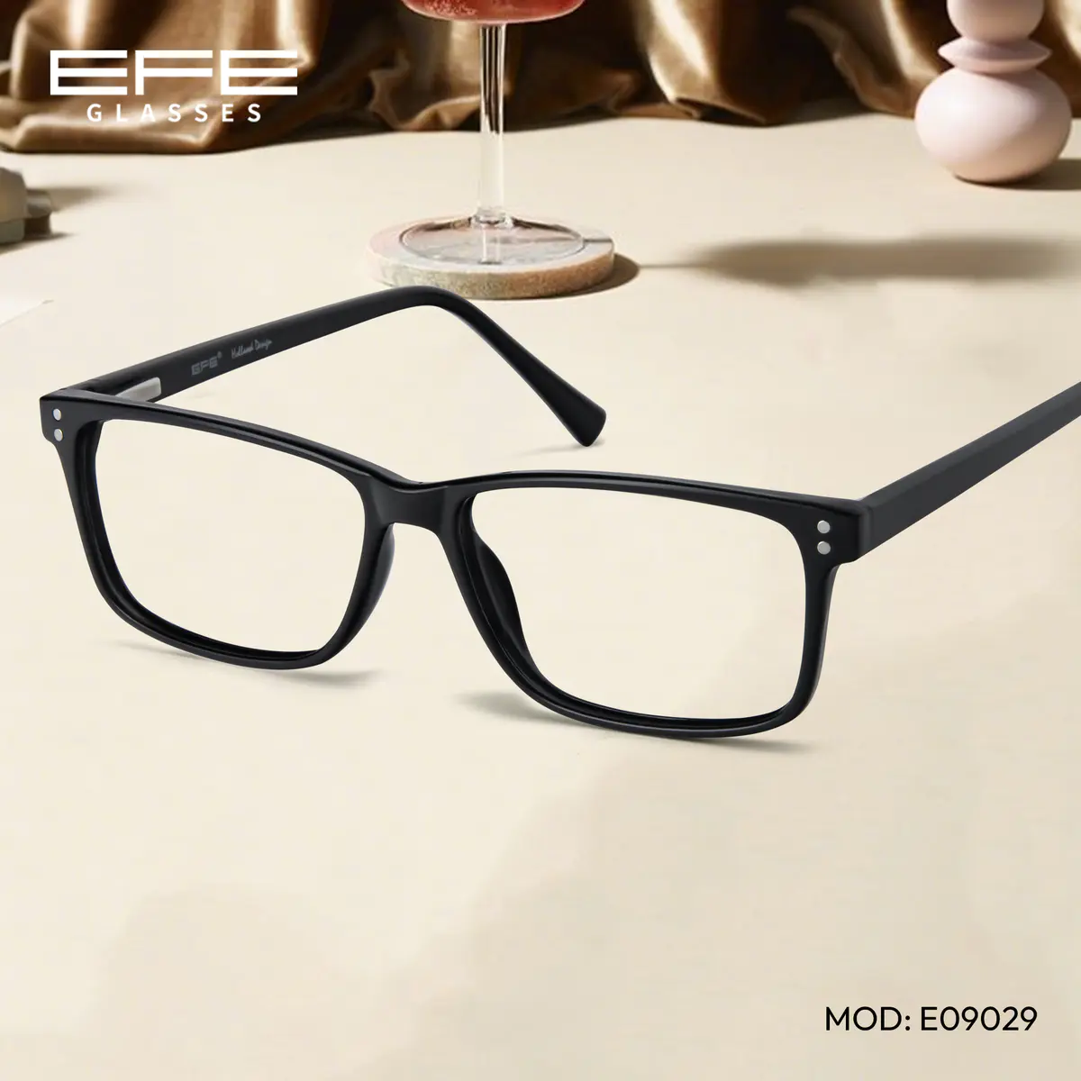 Rectangle Grey Eyeglasses