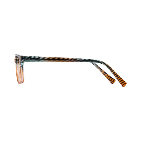 Rectangle Blue/Orange Eyeglasses