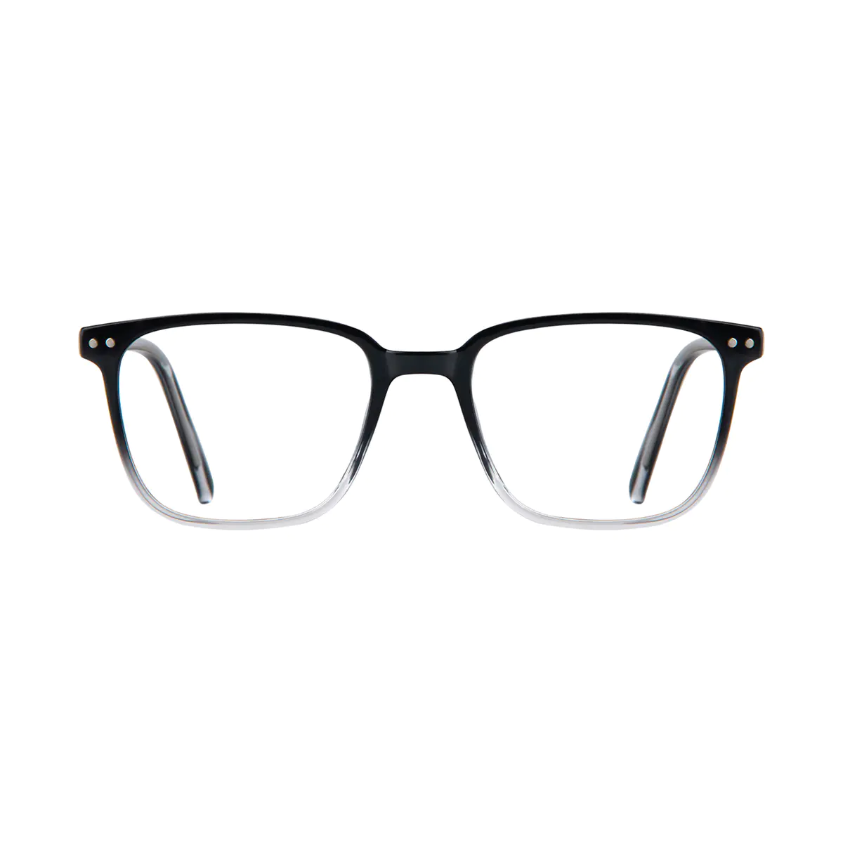Rectangle Black/Clear Eyeglasses