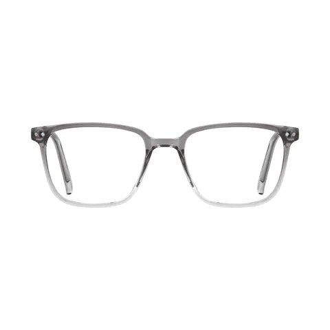 Rectangle Gradient Gray Eyeglasses