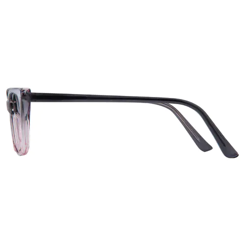 Cat-eye Transparent Gray/Transparent Pink Eyeglasses