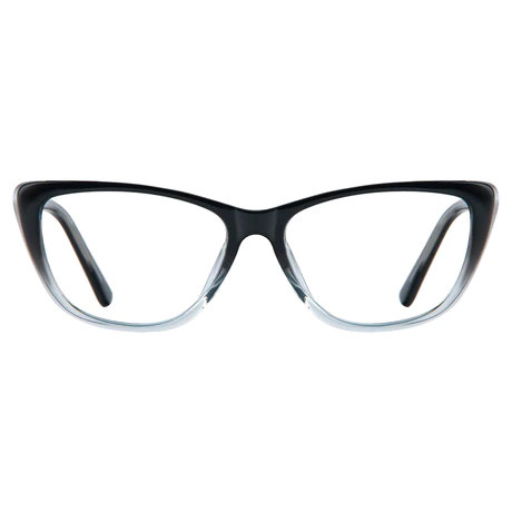Cat-eye Black/Clear Eyeglasses