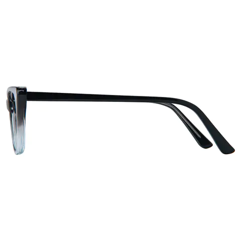 Cat-eye Black/Clear Eyeglasses