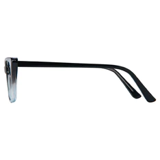 Cat-eye Black/Clear Eyeglasses