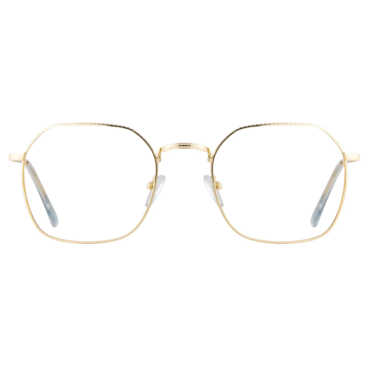 Square Gold Eyeglasses