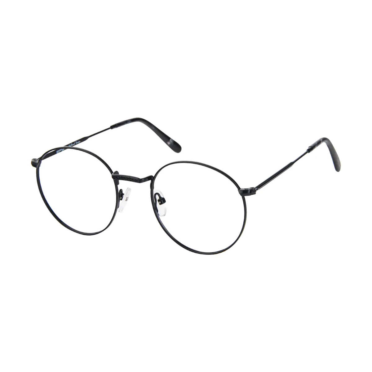 Round Black Eyeglasses