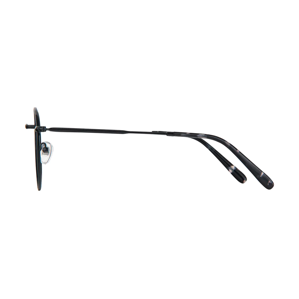 Round Black Eyeglasses