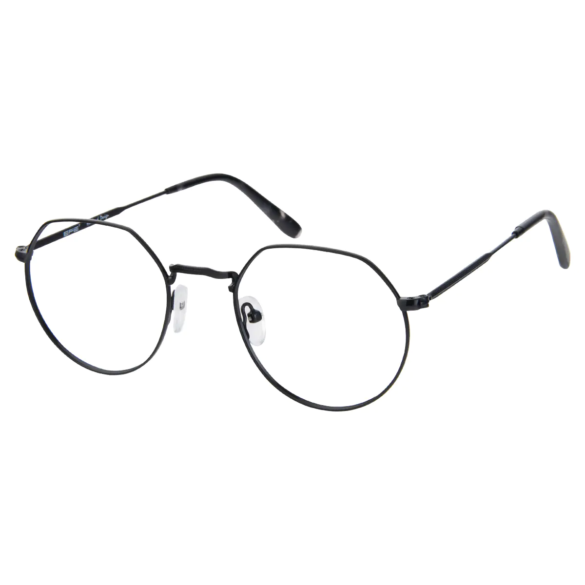 Geometric Black Eyeglasses