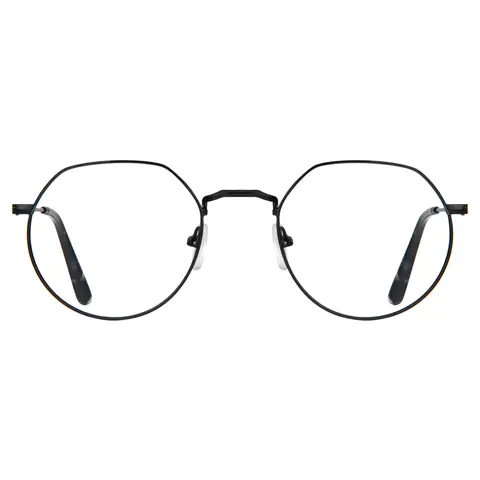Geometric Black Eyeglasses