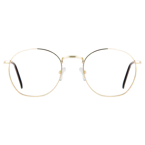 Round Gold Reading Glasses