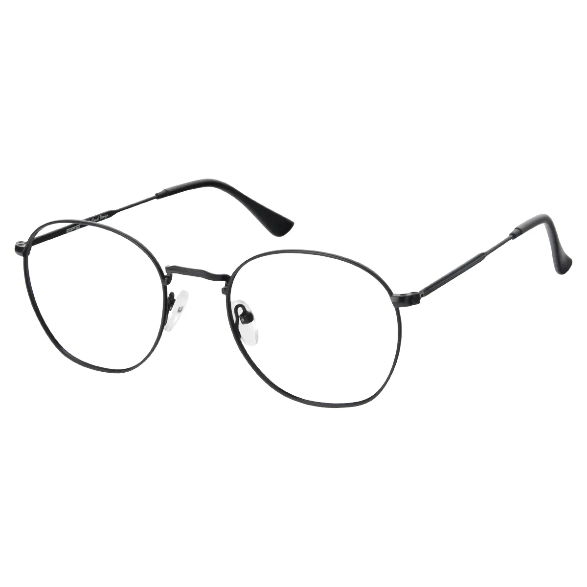 Round Black Reading Glasses