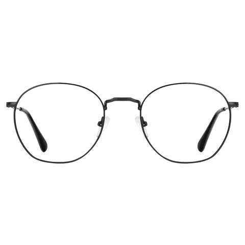 Round Black Reading Glasses