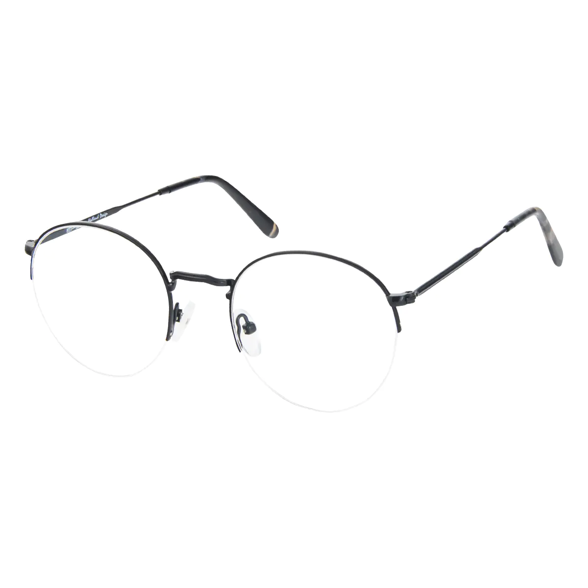 Round Black Eyeglasses