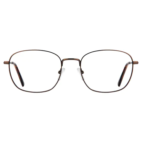 Rectangle Brown Reading Glasses