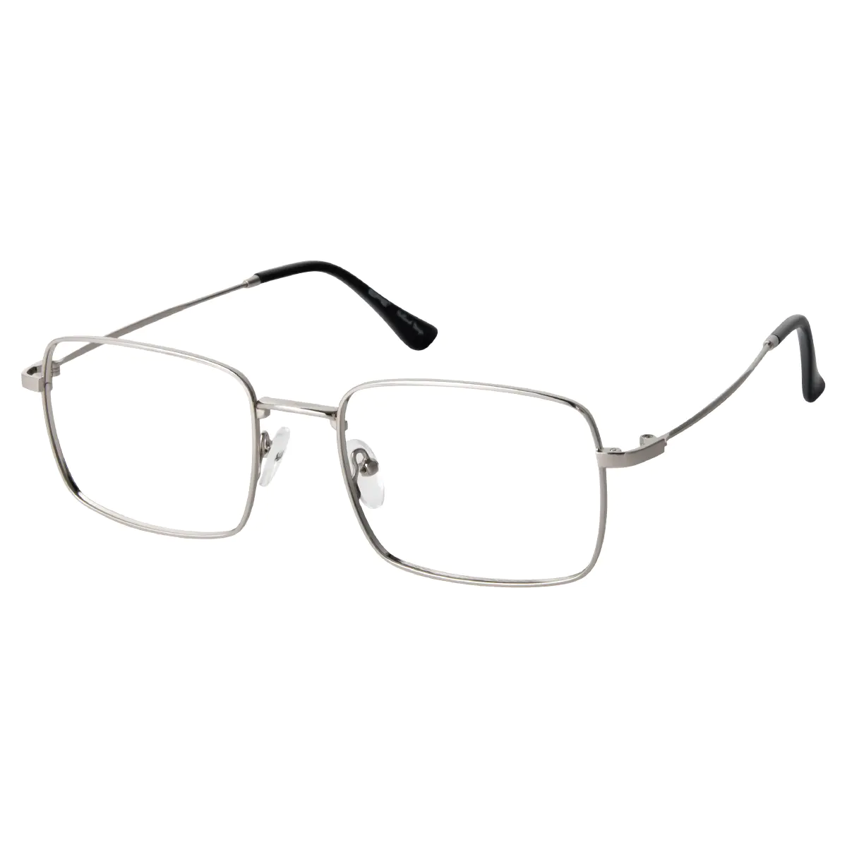 Rectangle Silver Eyeglasses