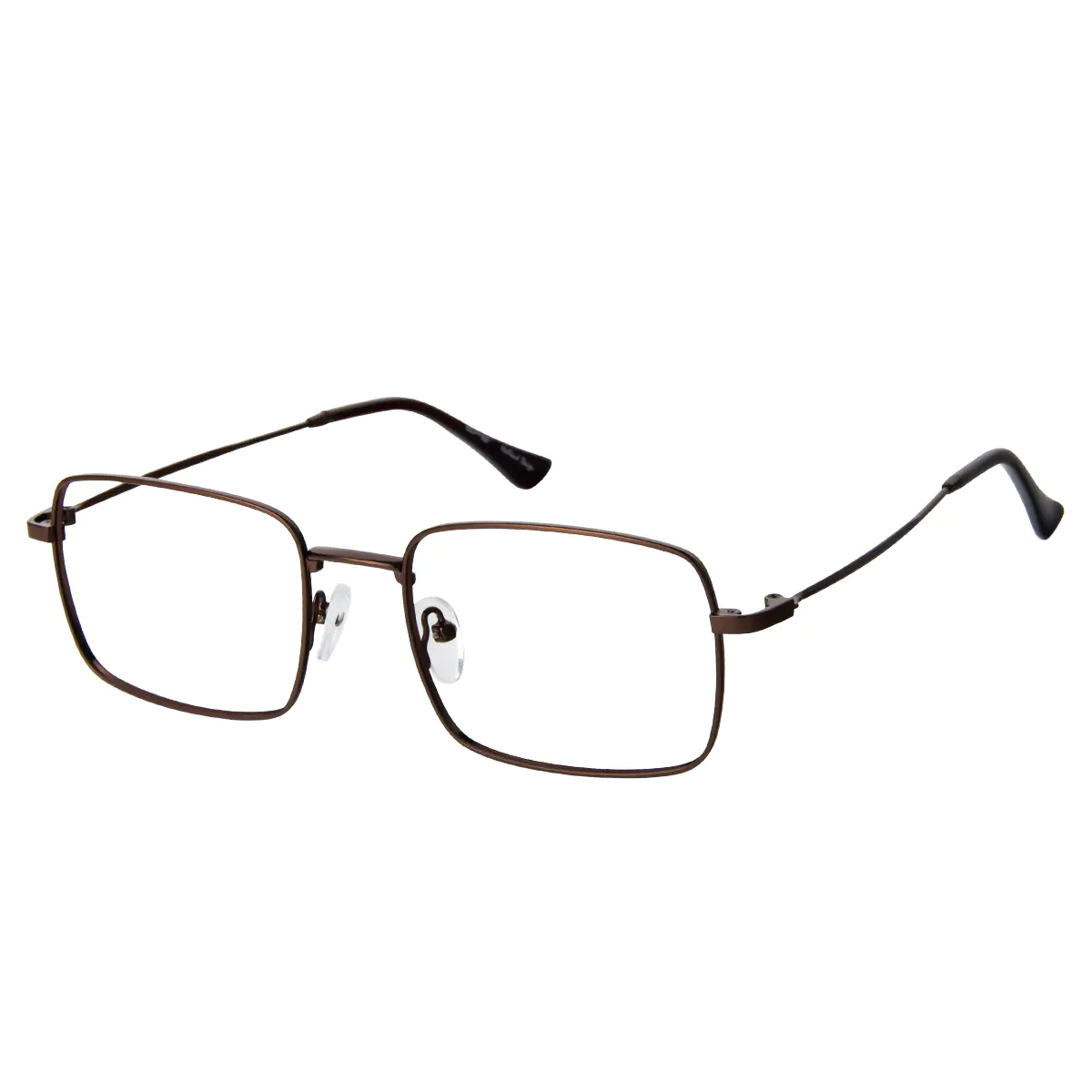 Rectangle Brown Reading Glasses