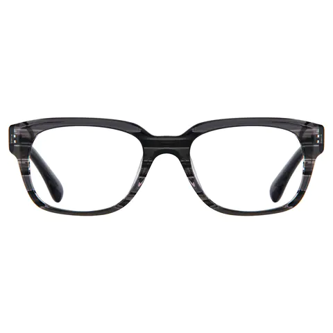 Rectangle Grey Eyeglasses