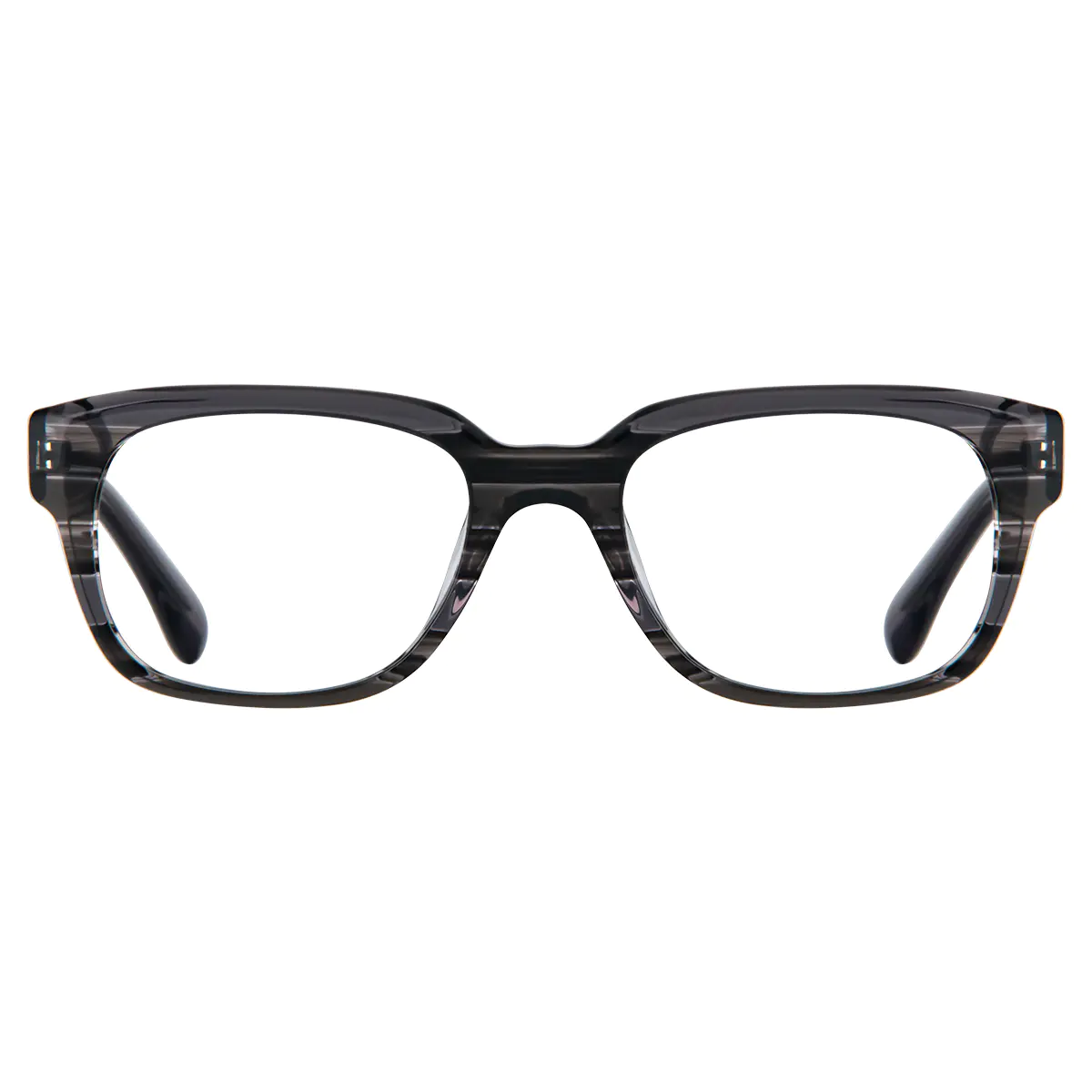 Rectangle Grey Eyeglasses