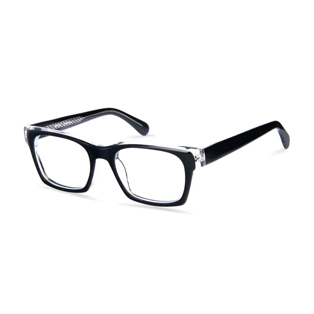 Square Black Eyeglasses