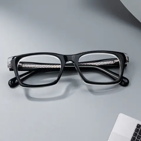 Square Black Eyeglasses