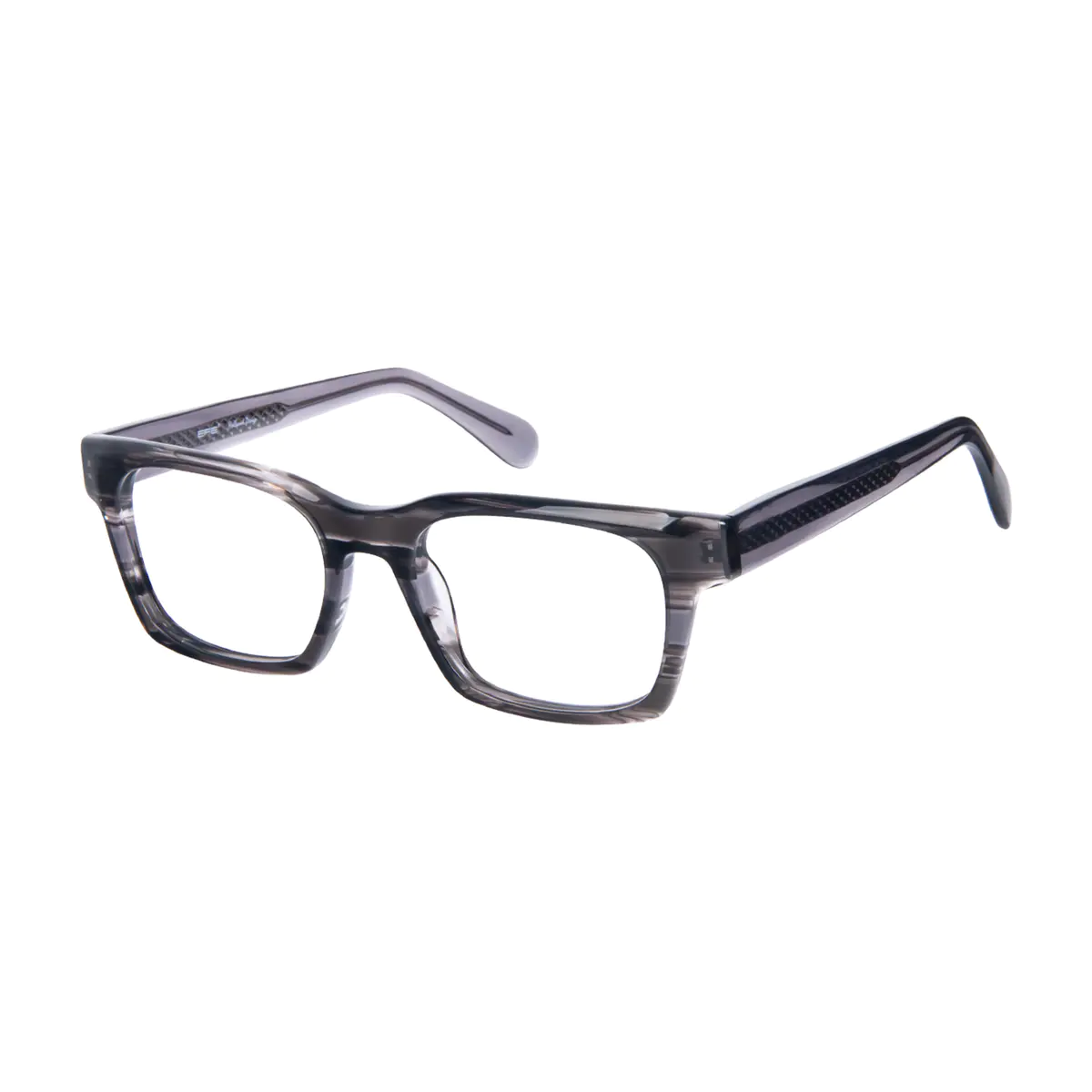 Square Black/Gray Eyeglasses