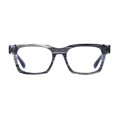 Square Black/Gray Eyeglasses
