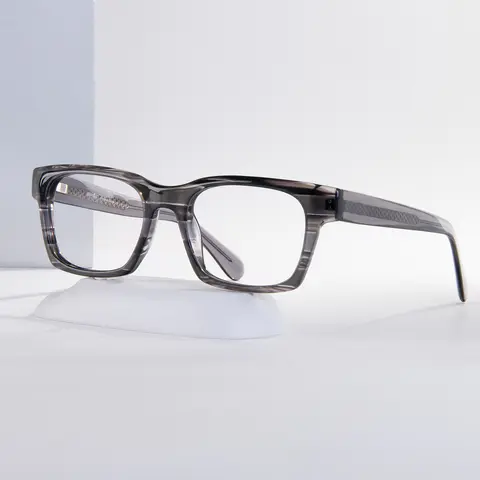 Square Black/Gray Eyeglasses