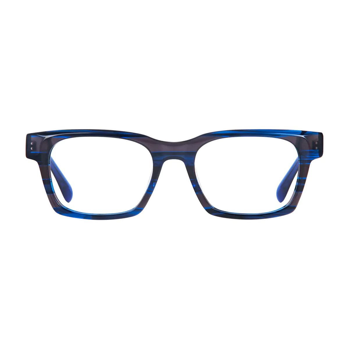 Square Black/Blue Eyeglasses